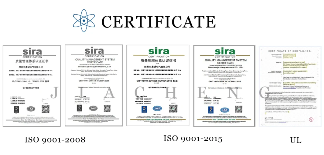 High Quality Customized Cable Assembly Wire Harness with IATF16949 UL Certification for Industrial